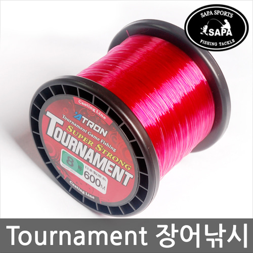 Tournament 토너먼트 장어낚시 원투낚시줄-600M 7호/민물 바다낚시